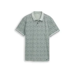 TOM TAILOR Majica temno modra/smaragd/meta/bela