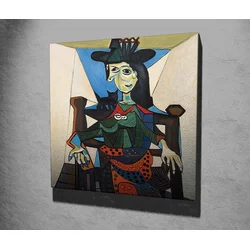 Wallity Dekorativna slika na platnu, 45x45cm, Šarena