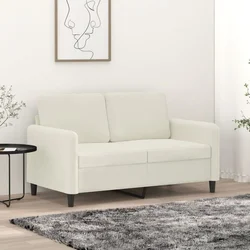 Dvosjed krem 120 cm baršunasti