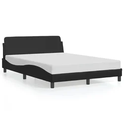 Okvir za krevet Dover crni 137x190 cm od umjetne kože
