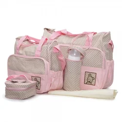 Torba za mame i bebe Stella 4 u 1, Pink