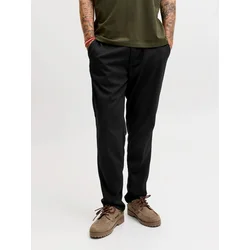 JACK & JONES Chino hlače JPSTOLLIE DEVON črna