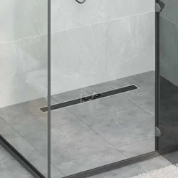 Odvod za tuš s Dječjim pokrivačem Crna 70 cm