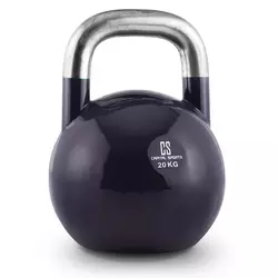 CAPITAL SPORTS COMPKET 20, tamno plava, 20 kg, natjecateljski Kettlebell, uteg u obliku kugle