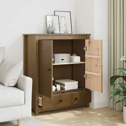 Komoda boja meda 83 x 41,5 x 100 cm od masivne borovine