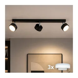 Brilagi - LED RGB prigušiva spot svetlo MONO 3xGX53/14W/230V Wi-Fi Tuya crna