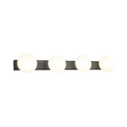 Redo 01-4311 - LED stropno svetlo za kupatilo OVUM 4xLED/5W/230V IP44 crno