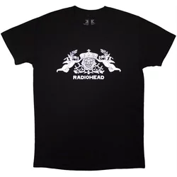 Radiohead Majica Bearhead Crest Unisex Black XL
