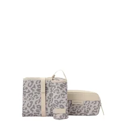 Kapten & Son Toaletna torbica Diaper ecru/siva/svetlo siva
