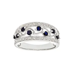 DIAMANT LETERNEL Prstan srebrna