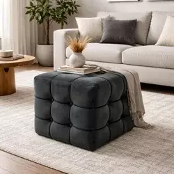 Atelier del Sofa Tabure, 42x42x42cm, Sivi
