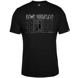 011Shop Muška majica kratkih rukava Kaži komšija?!, Crna