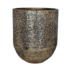 Eglo 428099 - Metalna saksija OKAYAMA 50x42 cm zlatna