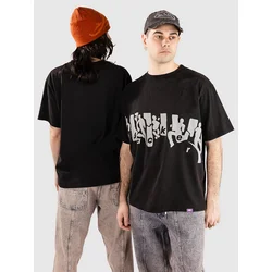 Jacker Mirror Maze Garment Dyed moška majica black