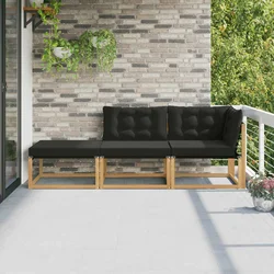 Sekcionalna sofa s jastukom Bijela 241,5 x 83 x 73 cm