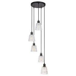 RABALUX Visilica Jarina 5x40W crna