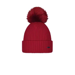 Barts KENZIE BEANIE, kapa, rdeča 4955