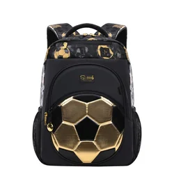 S-Cool Ranac sa ojačanim leđima Gold football SC3170, 40x29x14cm, Zlato-crni