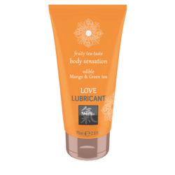 Shiatsu Love Lubricant Edible Mango & Green Tea 75ml