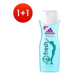 ADIDAS Fresh 250 ml - 2 kosa ženski tuš gel