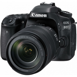 CANON D-SLR fotoaparat EOS 80D + objektiv 18-135 IS USM NANO