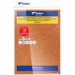 Papir glitter A4 330g pk3 Sadipal Fabriano S0020304 bronzani