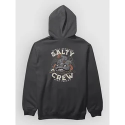 Salty Crew Catfish Monst moški pulover s kapuco black