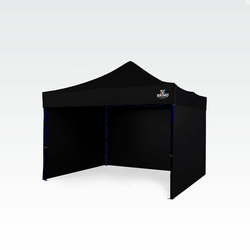 Paviljon vrtni 3x3m - plus 3 stene - Črna