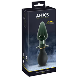Anos Double-ended Butt Plug with Vibration