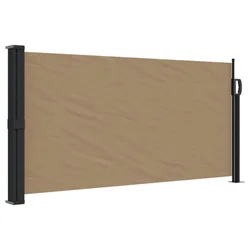Bočna tenda na uvlačenje smeđesiva 100 x 300 cm