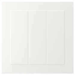 STENSUND Front fioke, bela, 40x40 cm