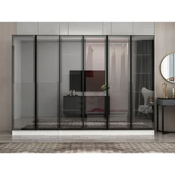 Hanah Home ormar sa reflektujućim staklom Nisa 20640, 270 cm, beli