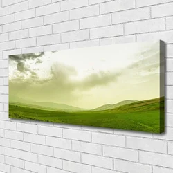 tulup.si Slika na platnu Narava green meadow view 120x60 cm