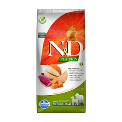 N&D Hrana za pse Pumpkin Adult Medium & Maxi Duck, Pumpkin&Cantaloupe Melon, 12kg