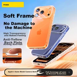 Pisen Maska za mobilni telefon iPhone 17 Pro, Providna