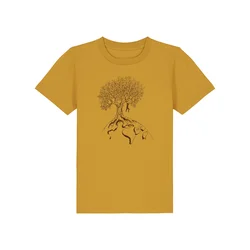 Life-Tree Majica Kids Unisex Hanging On oker