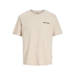 JJ Rebel Muška majica 12298219, Krem