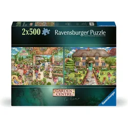 Ravensburger - Puzzle 2 x 500: Od vrtnega centra do doma - 500 kosov