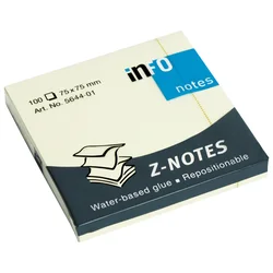 BLOK SAMOLJEPLJIV Z 75X75MM 100L GLOBAL NOTES 5644-01 ŽUTI