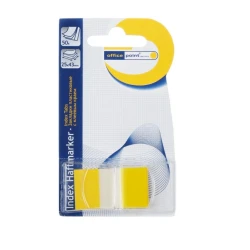 OZNAČEVALEC STRANI OFFICE PVC 25X43 RUMEN 1/50