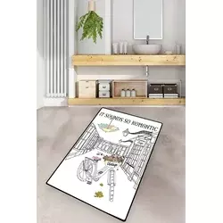 Lessentiel Maison Prostirka za kupatilo 70x120cm Šarena