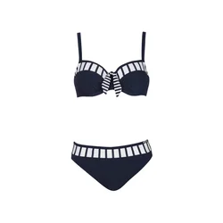 SUNFLAIR Bikini mornarska/bela