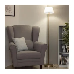 Brilagi - LED podna lampa CERIA 1xE27/20W/230V prečnik 25 cm bela/zlatna