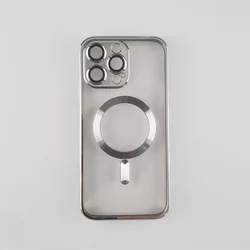 Futrola silikonska Magsafe za Iphone 13 pro/ srebrna