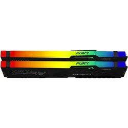 DIMM DDR5 64GB (2x32GB kit) 5200MT/s KF552C40BB2AK2-64 FURY Beast Black RGB EXPO