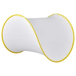 GREJSIMOJS Abažur visilice, bela/žuta, 45 cm