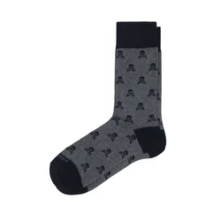 Scalpers Nogavice Nos Skull temno siva