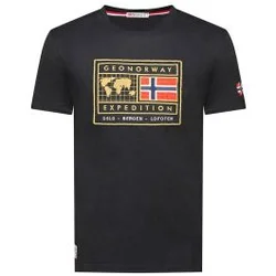 GEOGRAPHICAL NORWAY Majica kratak rukav jofoten db black men 254 M