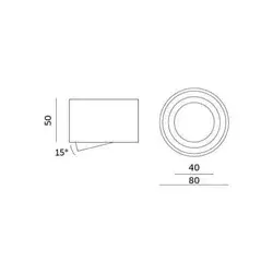 Ugradni spot OH36S 35W/230V 5 cm beo
