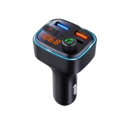 Xwave BT 20 FM transmiter za kola,Bluetooth,LED,USB,3D Surround,USB-TypeC PD30W+QC3.0 brzo punjenje
